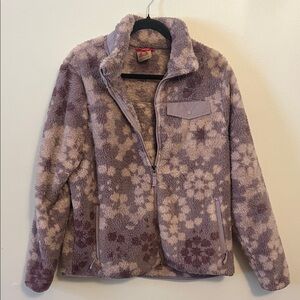 Gerry Weber Purple Floral Teddy Jacket